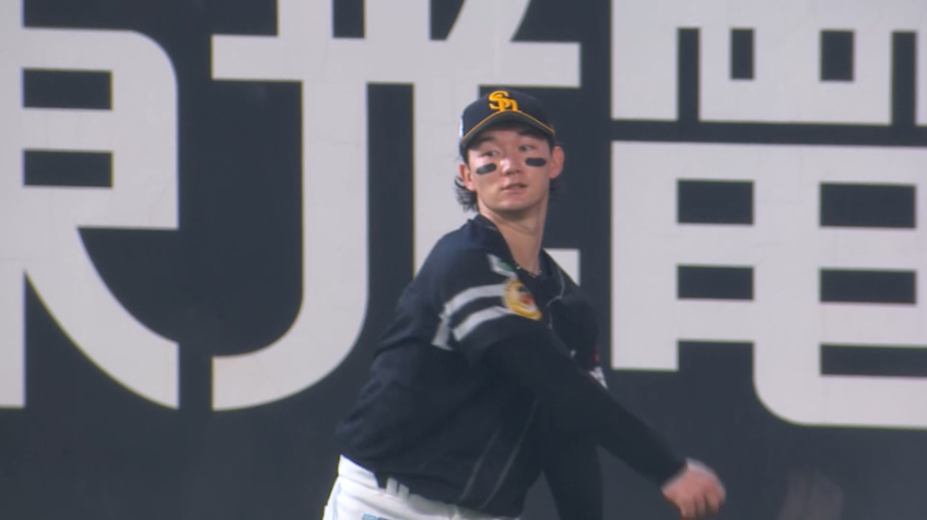 4回裏・H正木智也 フェンス際の打球をジャンピングキャッチ!!