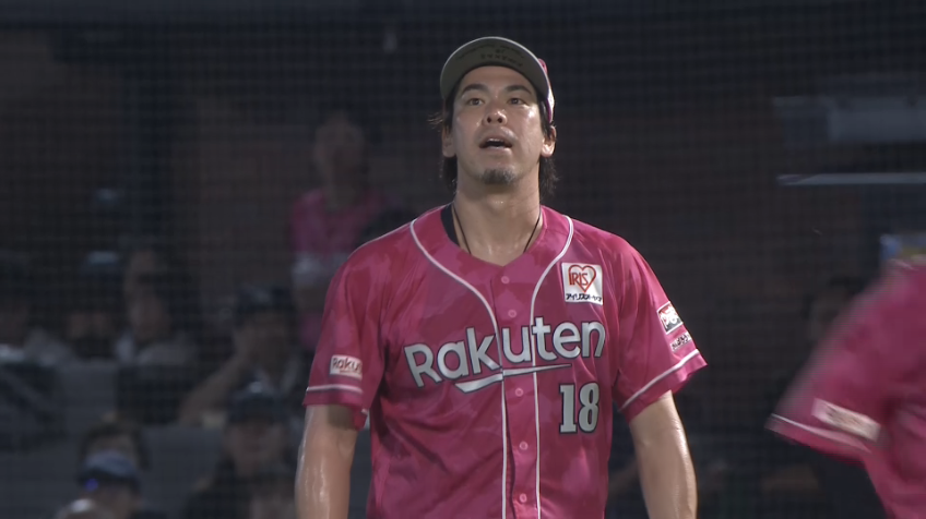 6回表・E前田健太 気迫の投球でピンチを切り抜ける!!