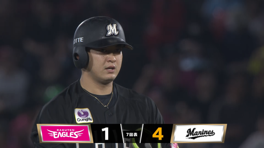 7回表・M佐藤都志也 ライトへのタイムリー2ベースヒット!!