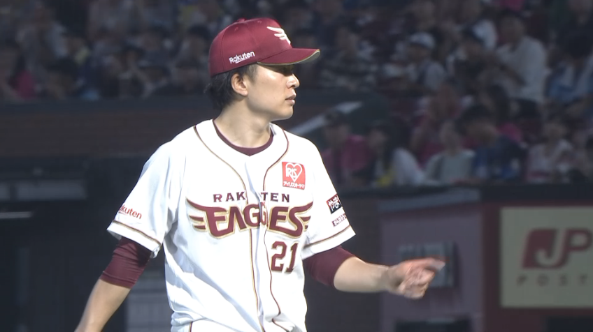 6回表・E早川隆久 ピンチを招くも無失点で抑える!!