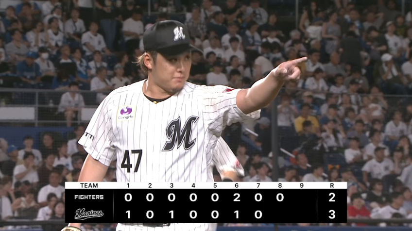 8回表・M鈴木昭汰 上位打線を3者凡退に抑える好リリーフ!!