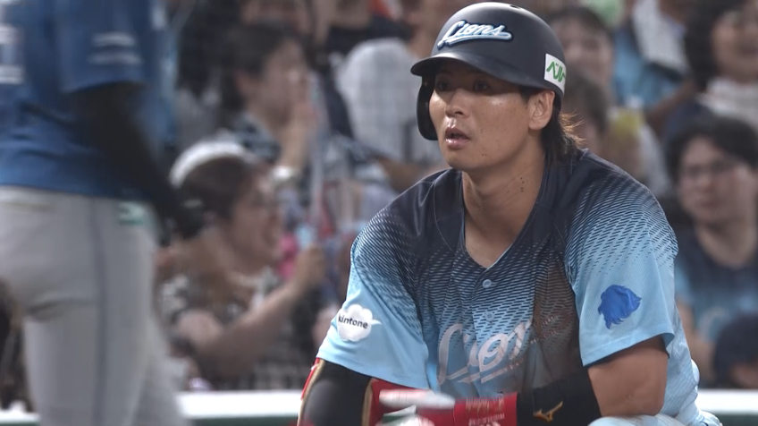8回裏・L仲田慶介 本日2本目の3ベースヒットで3打席連続打点!!