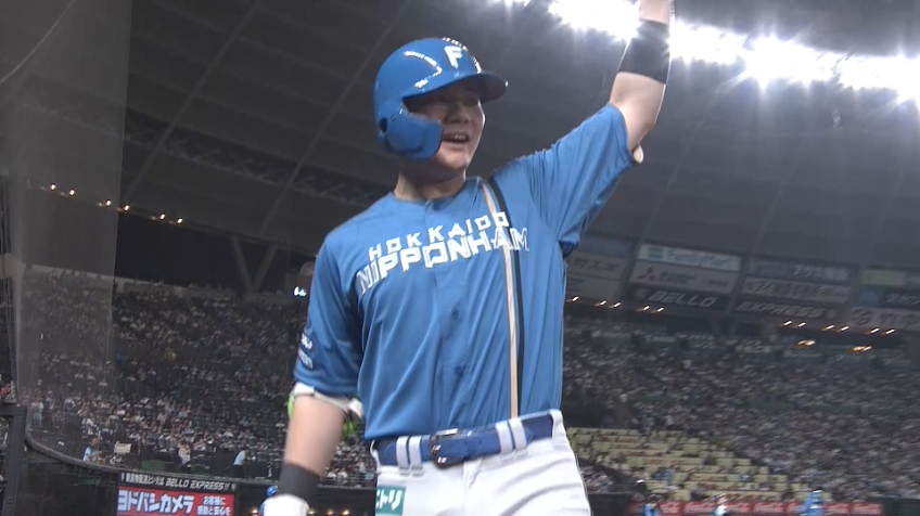 8回表・F清宮幸太郎 ライトスタンドへの第14号ソロホームラン!!