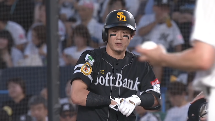 1回表・H牧原大成 詰まりながらもレフト前へ落とすタイムリー!!