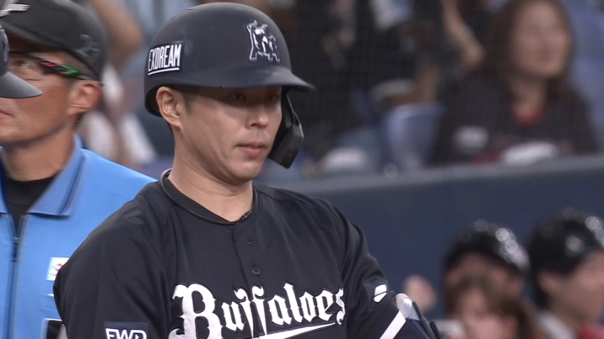 8回裏・B若月健矢 右中間を破る勝ち越しタイムリー3ベースヒット!!