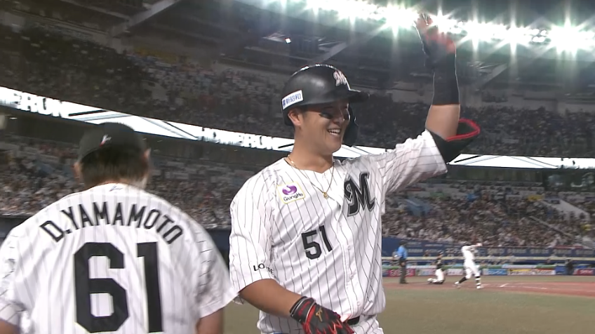 3回裏・M山口航輝 2夜連続のホームラン!!