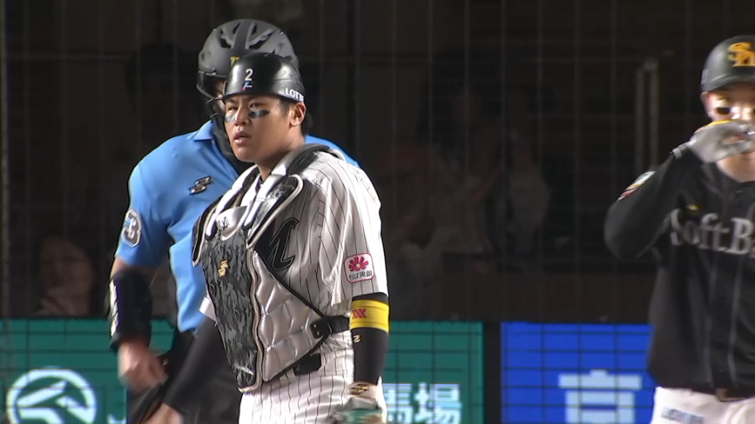 4回表・M松川虎生 完璧な送球で盗塁阻止!!