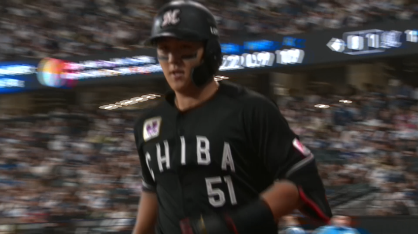 1回表・M山口航輝 レフトスタンドへのソロホームラン!!