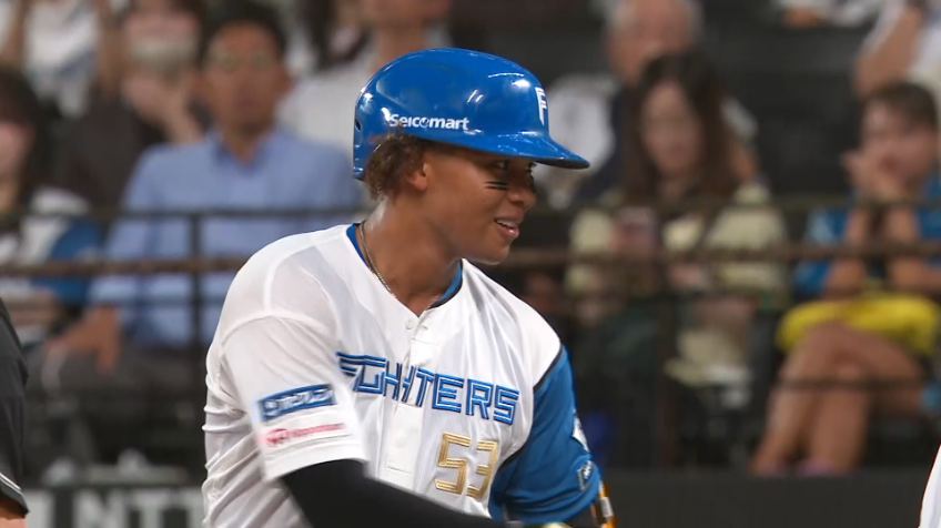 7回裏・F水谷瞬 レフトへのヒットで本日猛打賞!!