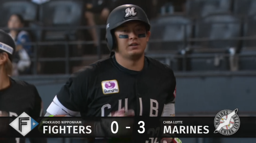 3回表・M佐藤都志也 ライトスタンドへの第14号先制3ランHR!!