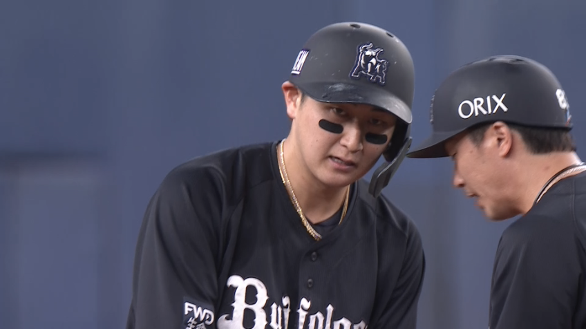 3回裏・B紅林弘太郎 攻撃の流れ切らさぬタイムリー2ベース!!