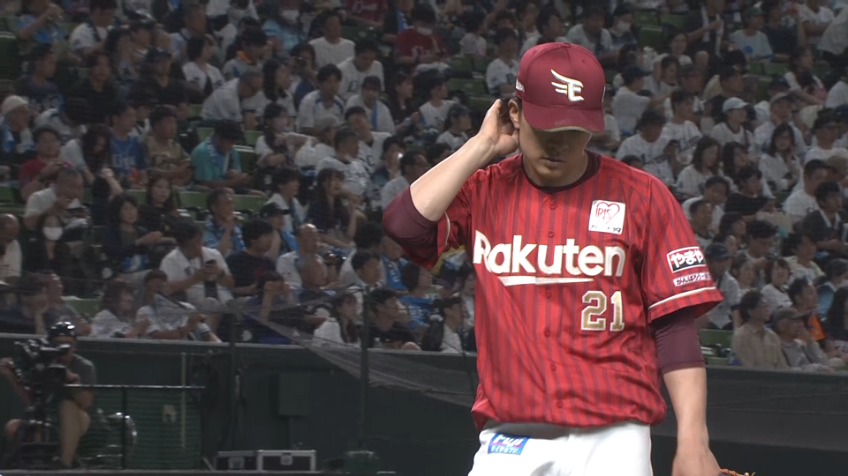 6回裏・E早川隆久 2回以降は無失点に抑える好投!!