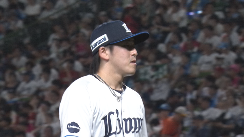 6回表・L隅田知一郎 アウトコースいっぱいのストレートで見逃し三振!!