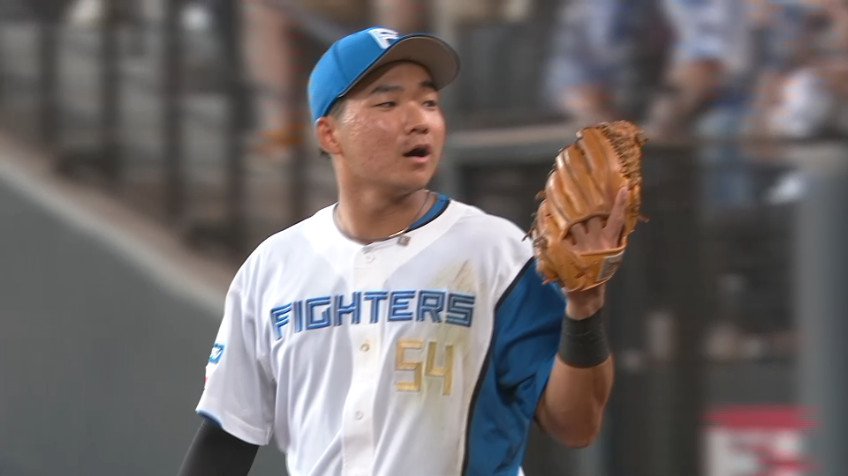 2回表・F山縣秀 上手くワンバウンドに捌き併殺を完成させる!!