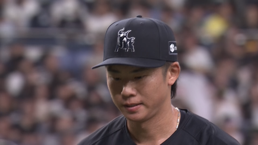 1回表・B曽谷龍平 決め球で三振を奪い初回を無失点に抑える!!