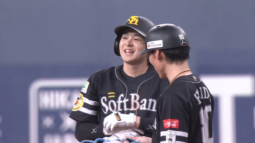 3回表・H川瀬晃 ショートオーバーのタイムリーヒットを放つ!!