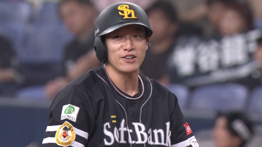 3回表・H柳田悠岐 ライトへタイムリーヒットを放ち追加点!!