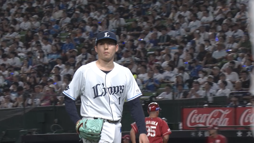 3回表・L武内夏暉 打者一巡をパーフェクトピッチング!!