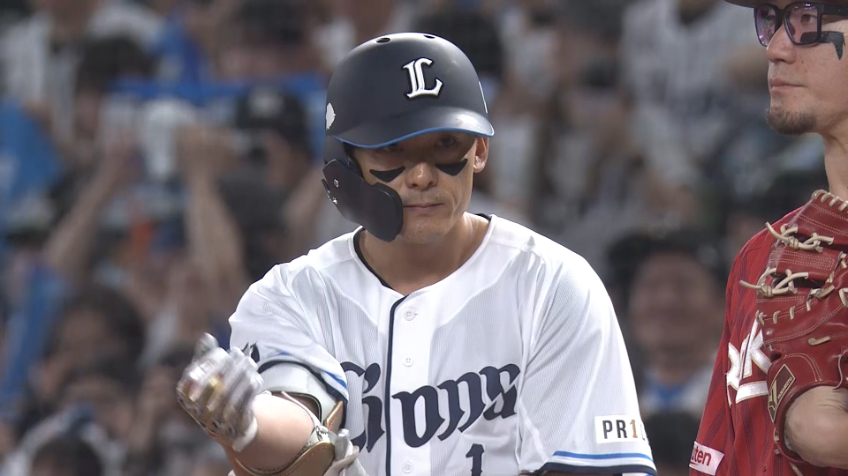 8回裏・L栗山巧 現役最終打席は通算2152本目となるヒット!!