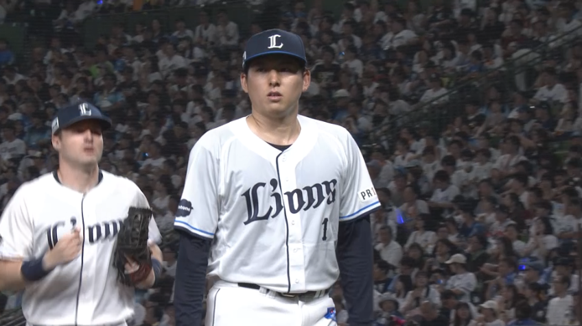 8回表・L武内夏暉 8回を投げ無四球1失点の好投で今季10勝目!!