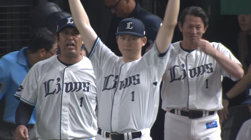 9回表・L甲斐野央 引退試合で勝利を飾るピッチング!!