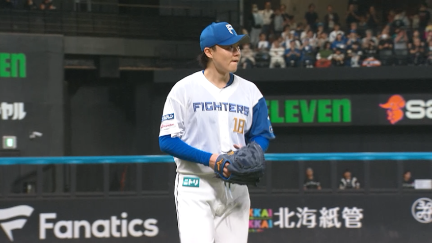 5回表・F山崎福也 ピンチを背負うも無失点で切り抜ける!!