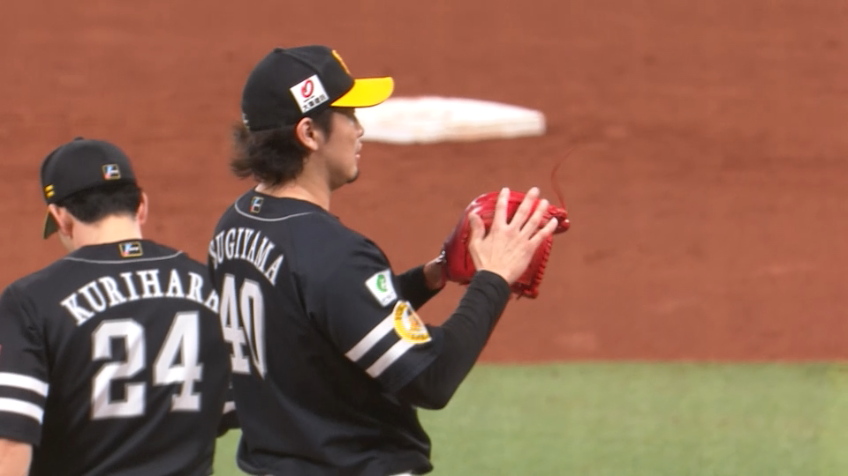 12回裏・H杉山一樹 この回わずか8球で3者凡退!!