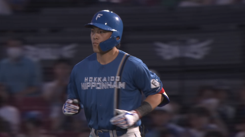 1回表・F野村佑希 レフトへのタイムリーヒットで先制!!