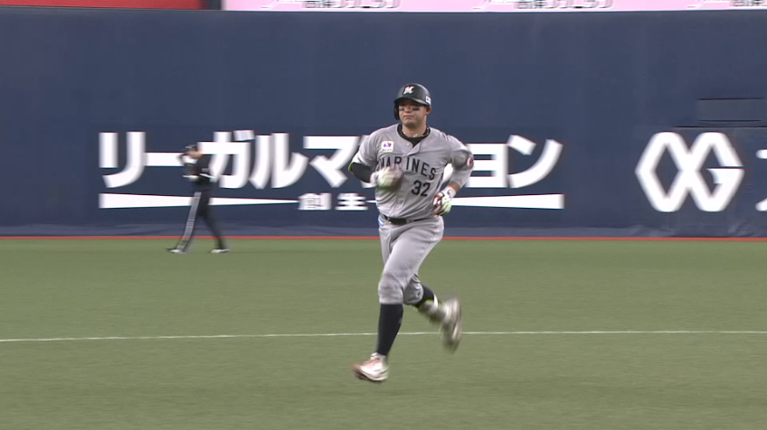 4回表・M佐藤都志也 打った瞬間確信の第15号ホームラン!!