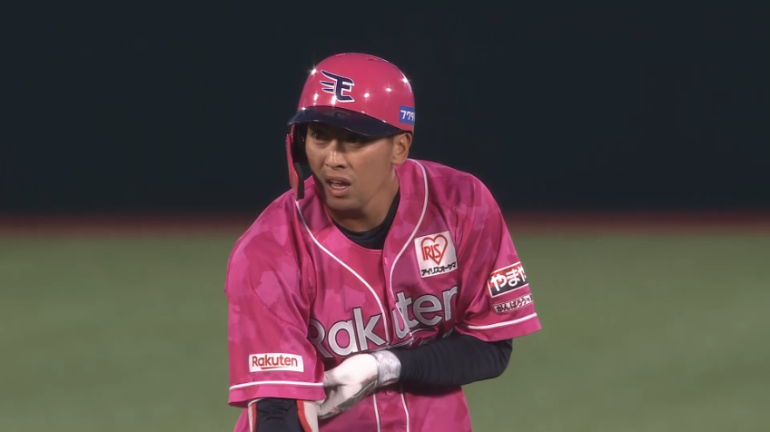 1回裏・E小郷裕哉 一軍戦で久しぶりのヒットを放つ!!