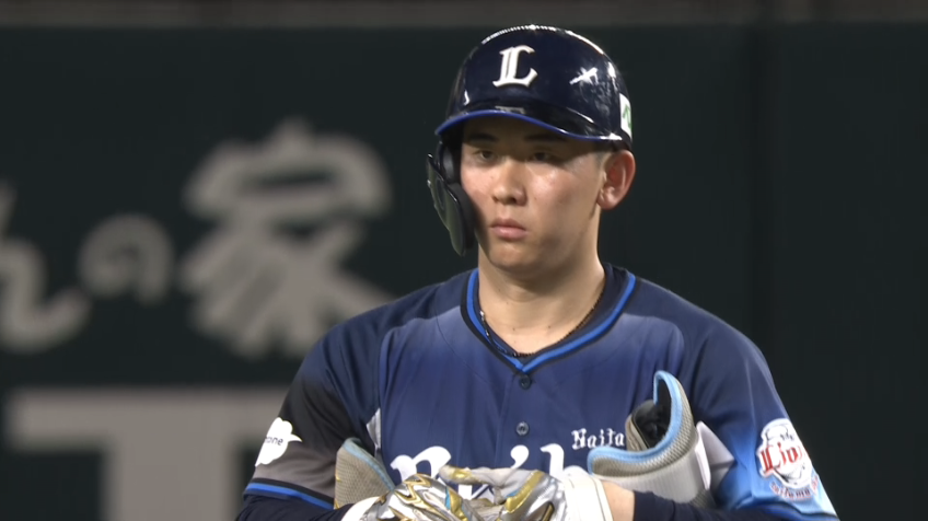1回表・L小島大河 ライトへのタイムリー2ベースヒットで先制!!