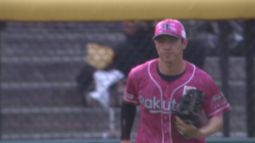 3回表・E辰己涼介 左中間への大きな打球に追いつくスーパープレー!!