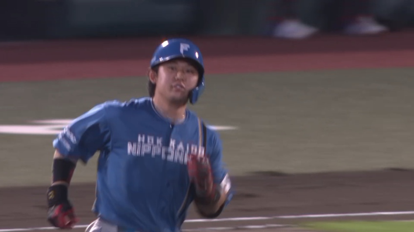 6回表・F進藤勇也 2者連続右中間テラスへの第5号ソロHR!!