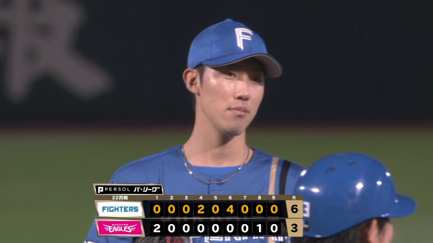 9回表・F福島蓮 最終回を無失点に抑えプロ初セーブを挙げる!!