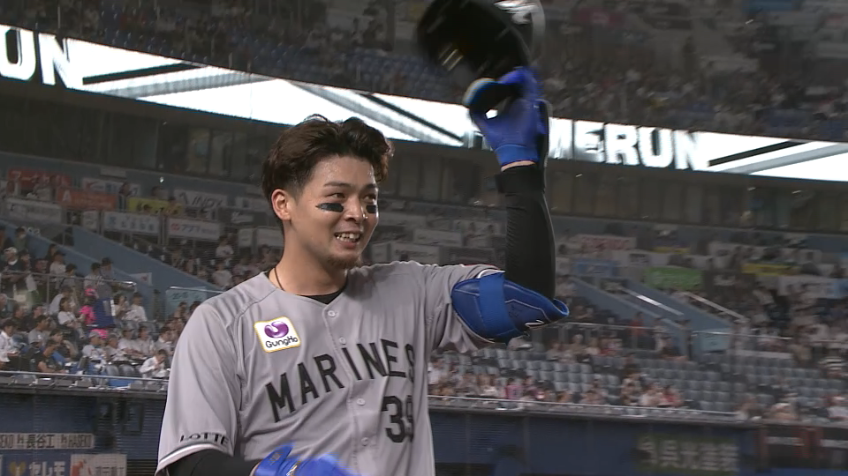 3回裏・M井上広大 2試合連続となる第5号先制ソロホームラン!!