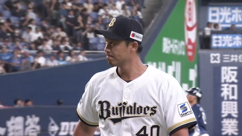 9回表・B岩嵜翔 満塁のピンチを招くも併殺に打ち取る!!