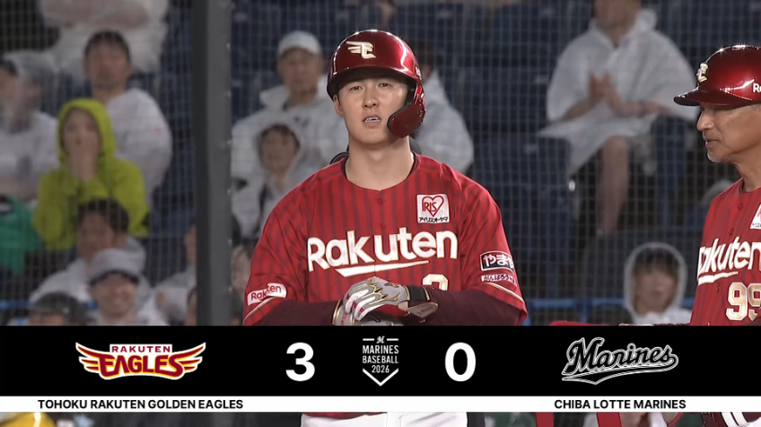 1回表・E太田光 ライト前へタイムリーヒットを放つ!!