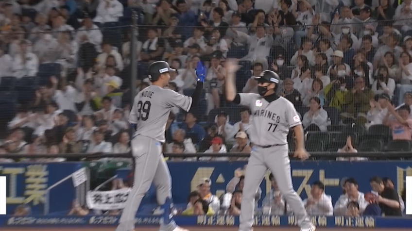 4回裏・M井上広大 流れを掴みセンター前に同点タイムリーヒットを放つ!!