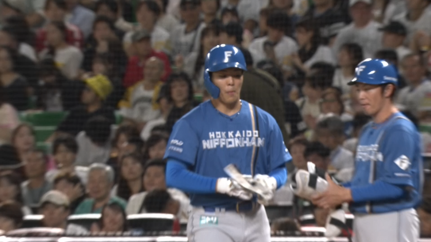 2回表・F柴田獅子 地元福岡でプロ初安打を放つ!!