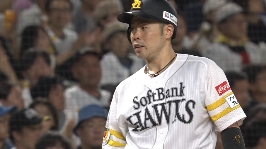 7回裏・H近藤健介 投手のモーションを盗んで三塁を陥れる!!