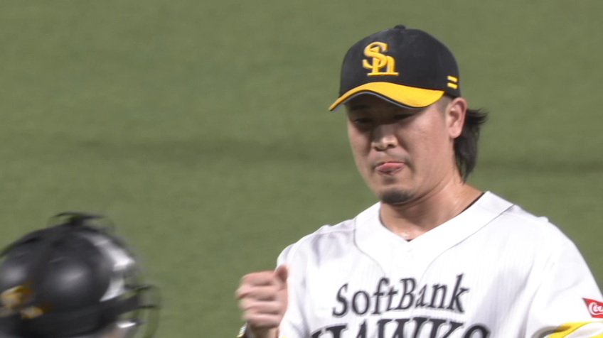9回表・H杉山一樹 ピンチを招くも最後は三振で試合を締める!!