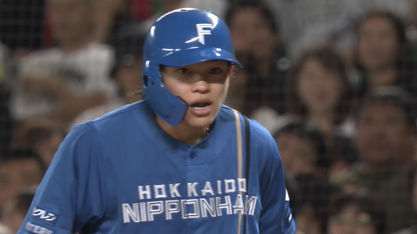 9回表・F田宮裕涼 センターへのタイムリーヒットで1点差に迫る!!