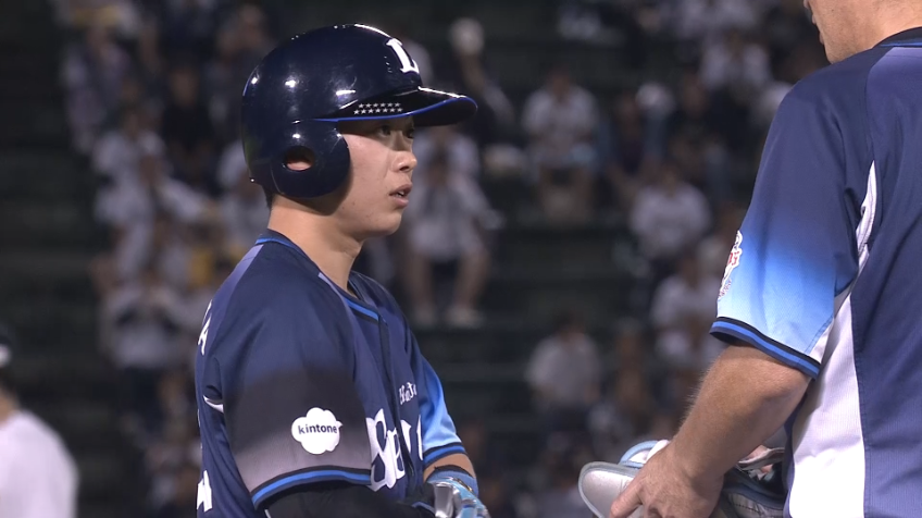 4回表・L滝澤夏央 右中間を破る走者一掃のタイムリー3ベース!!