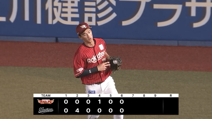 7回裏・E吉野創士 右中間への大きな当たりをランニングキャッチ!!