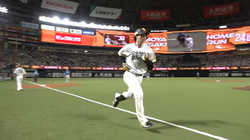3回裏・H正木智也 レフトへのソロホームランで勝ち越し!!