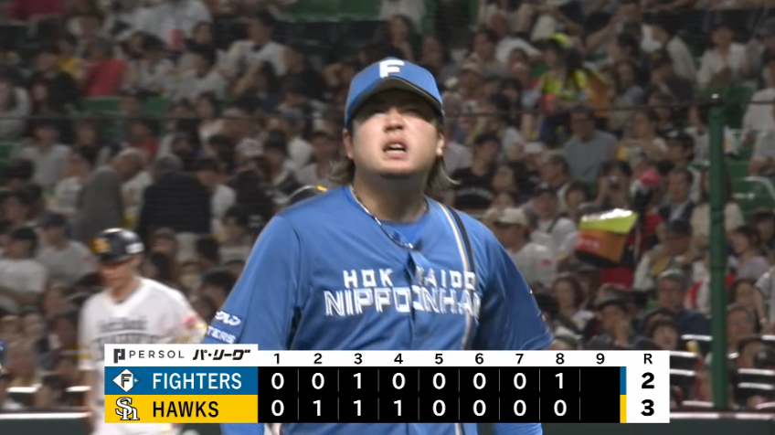 8回裏・F堀瑞輝 クリーンアップを3者凡退に抑える!!
