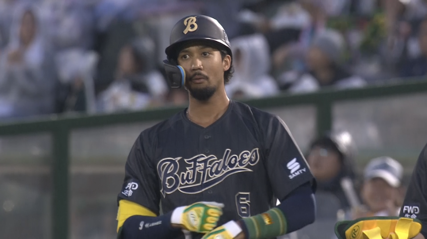 1回裏・B宗佑磨 レフトへのタイムリーヒットで先制!!