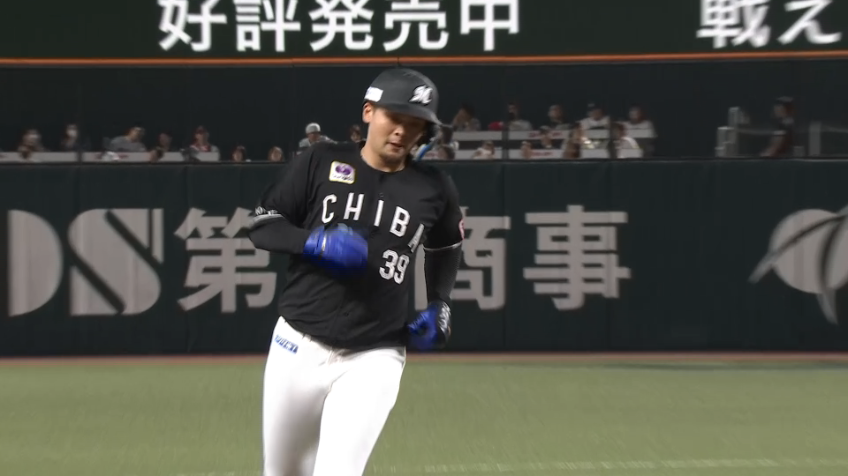 7回表・M井上広大 レフトスタンドへソロホームランを放つ!!