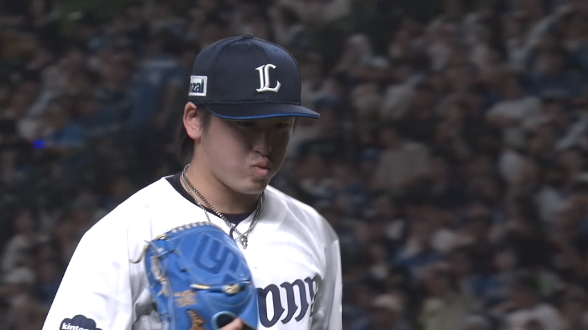 8回表・L隅田知一郎 最後は見逃し三振で抑える!!