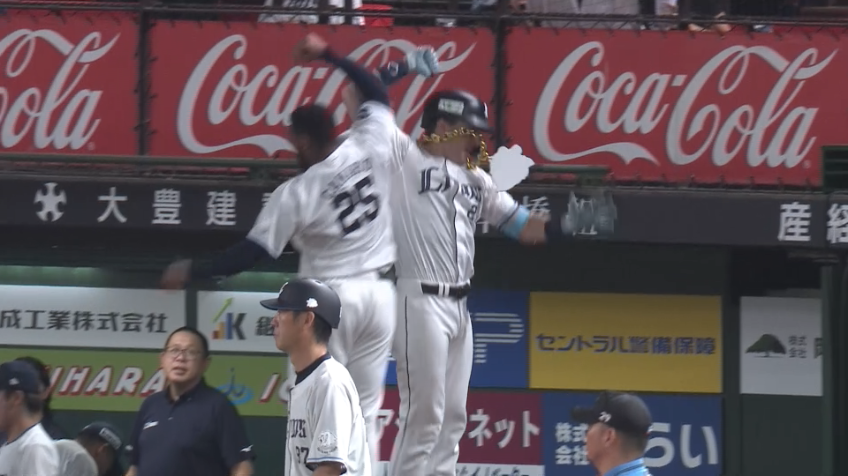 4回裏・Lネビン レフトへ今季第20号となるホームラン!!